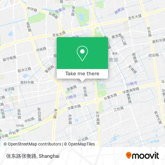 张东路张衡路 map