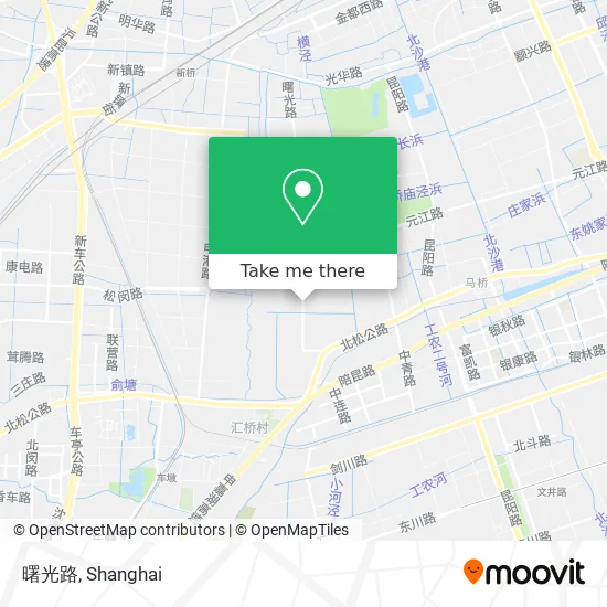 曙光路 map