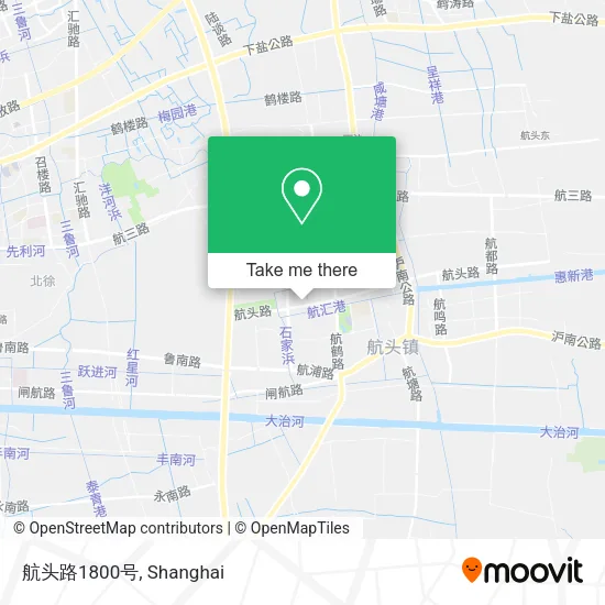 航头路1800号 map