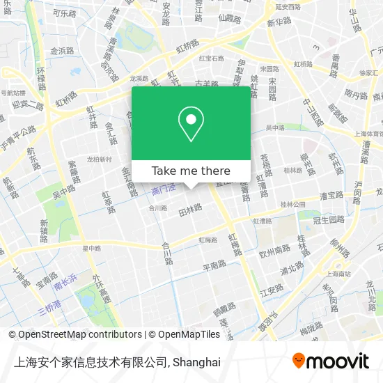 上海安个家信息技术有限公司 map