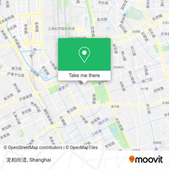 龙柏街道 map