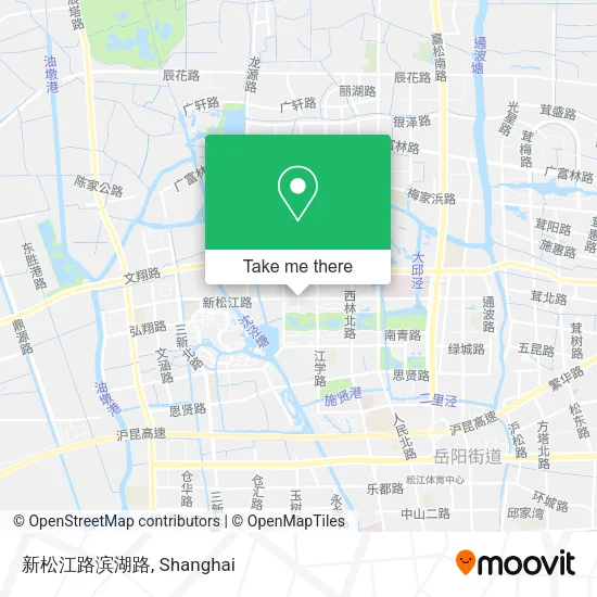 新松江路滨湖路 map