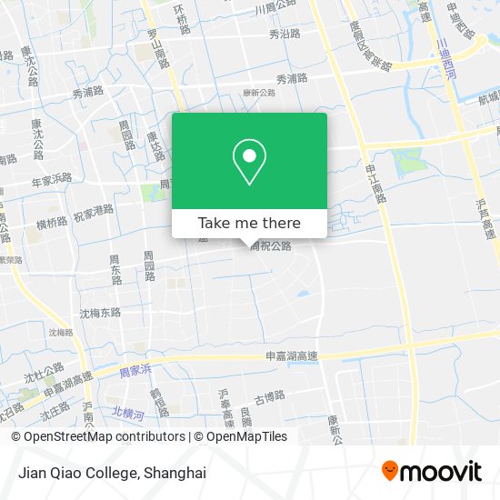 Jian Qiao College map
