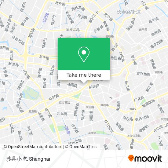 沙县小吃 map