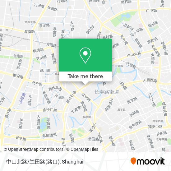中山北路/兰田路(路口) map