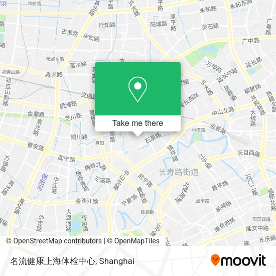 名流健康上海体检中心 map