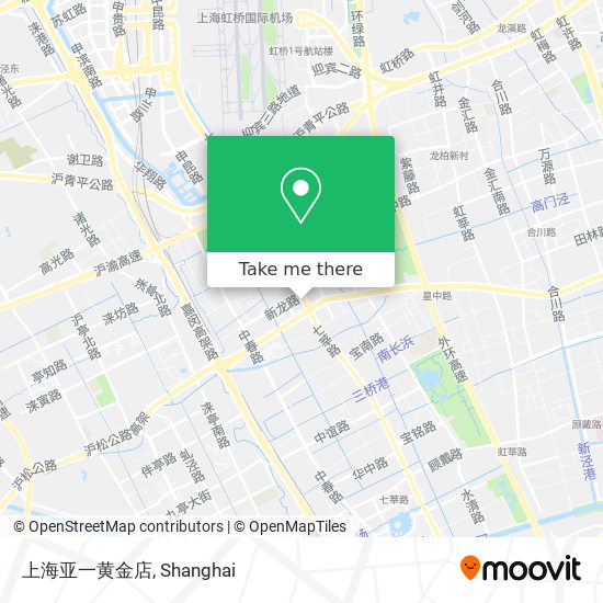 上海亚一黄金店 map
