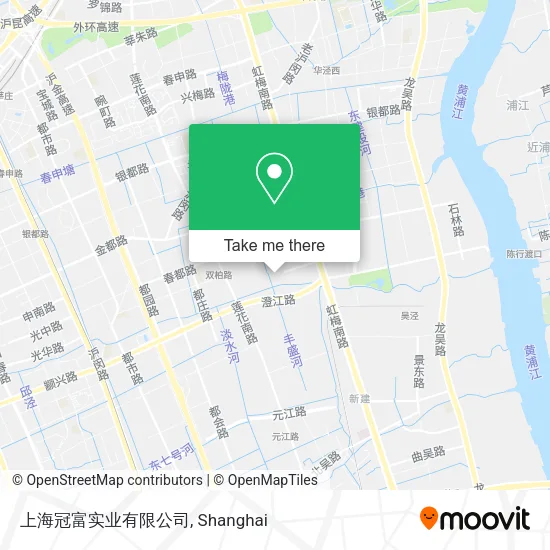 上海冠富实业有限公司 map