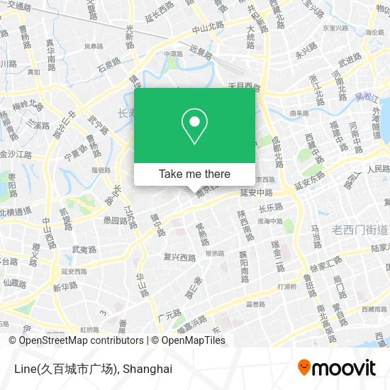 Line(久百城市广场) map