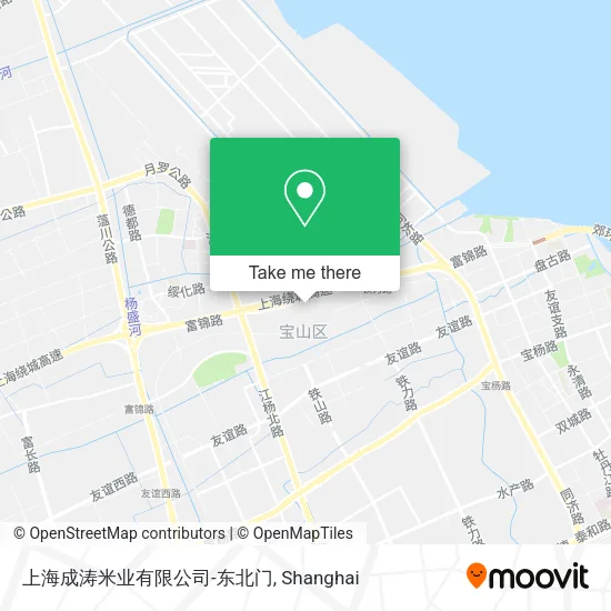 上海成涛米业有限公司-东北门 map