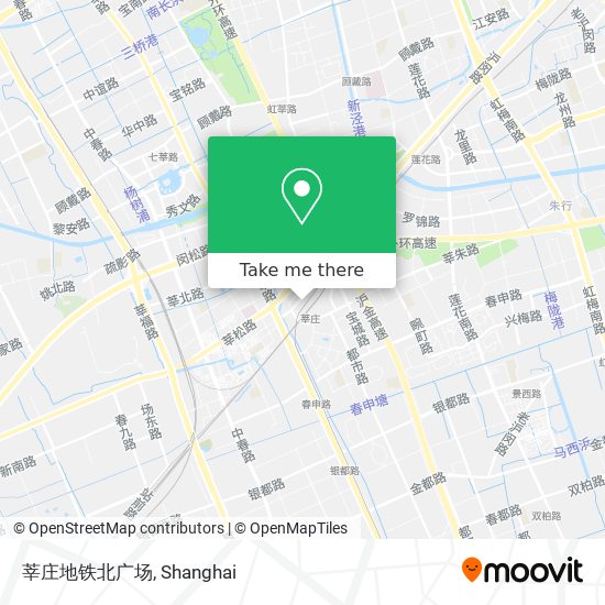 莘庄地铁北广场 map