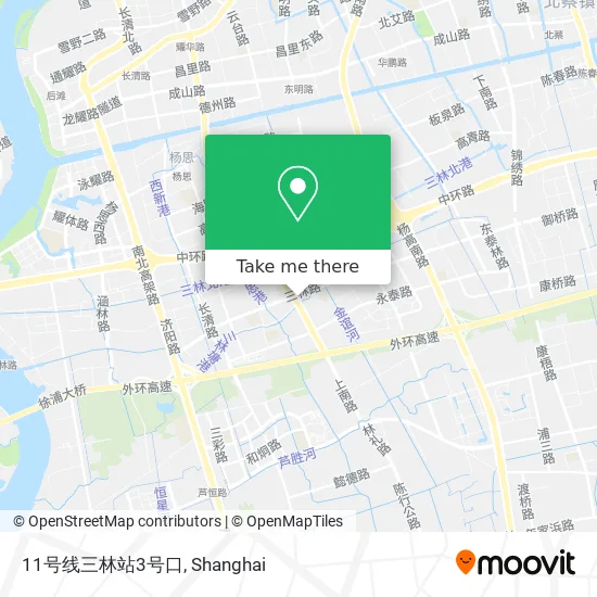 11号线三林站3号口 map