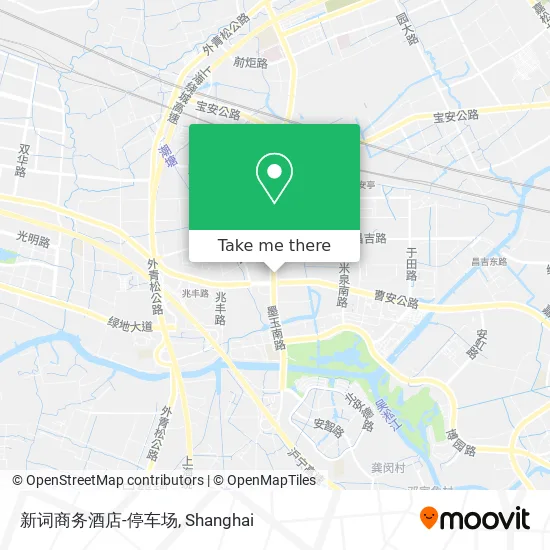 新词商务酒店-停车场 map