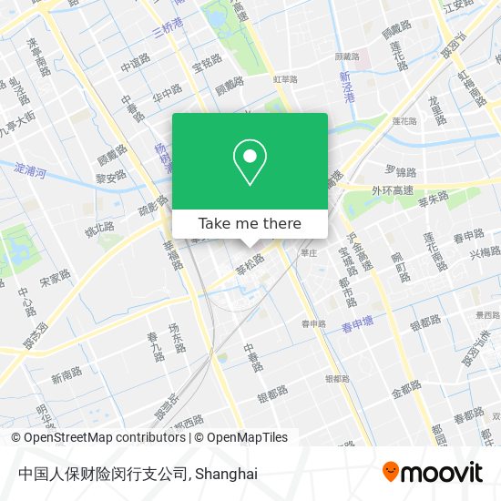 中国人保财险闵行支公司 map