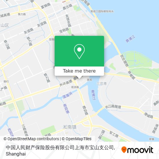 中国人民财产保险股份有限公司上海市宝山支公司 map