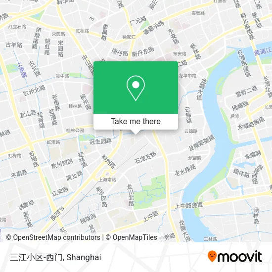 三江小区-西门 map