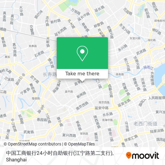 中国工商银行24小时自助银行(江宁路第二支行) map
