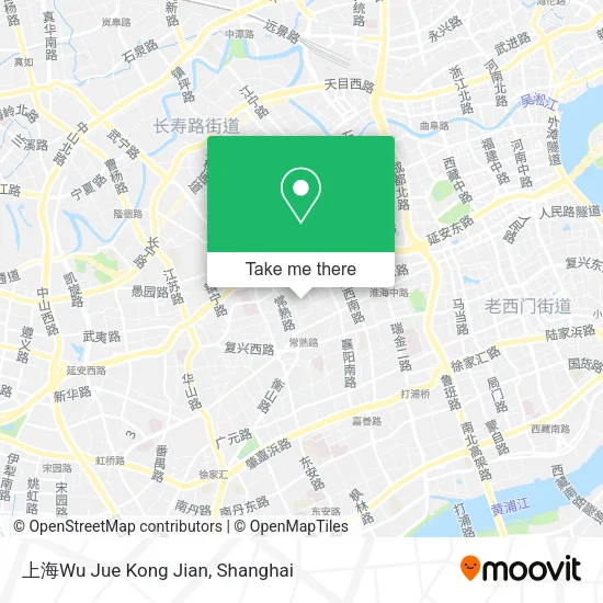 上海Wu Jue Kong Jian map