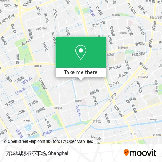 万源城朗郡停车场 map