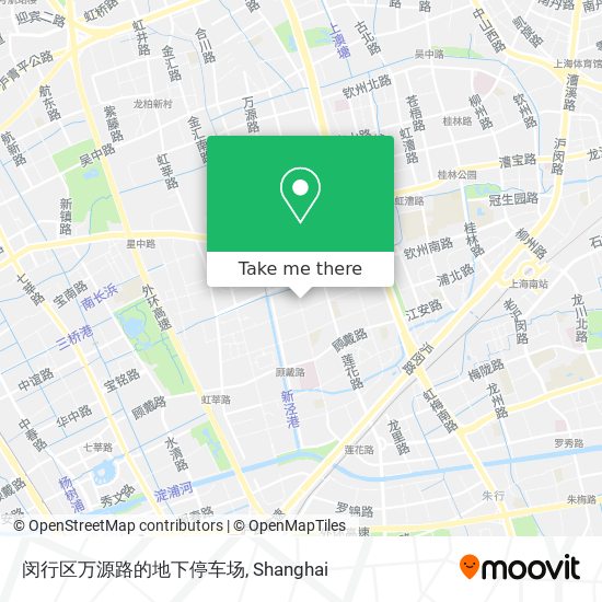 闵行区万源路的地下停车场 map