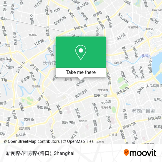 新闸路/西康路(路口) map