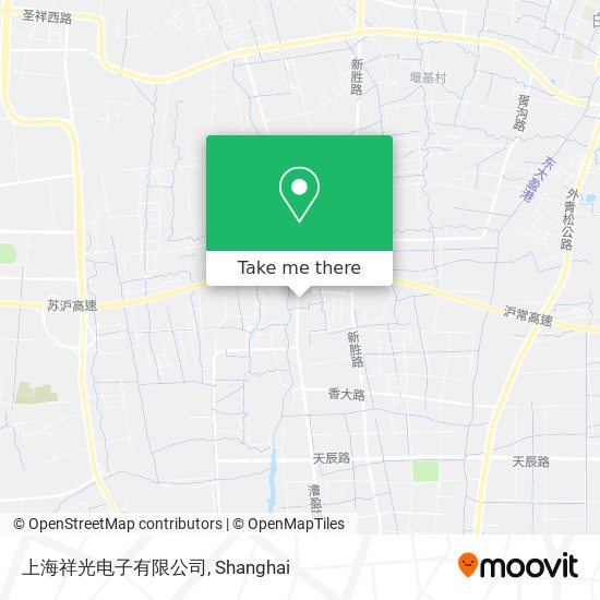 上海祥光电子有限公司 map