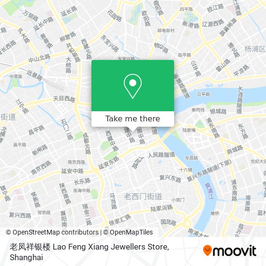 老凤祥银楼 Lao Feng Xiang Jewellers Store map