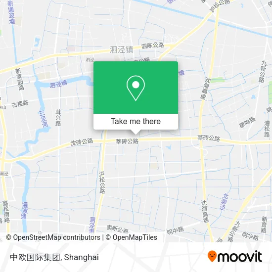 中欧国际集团 map