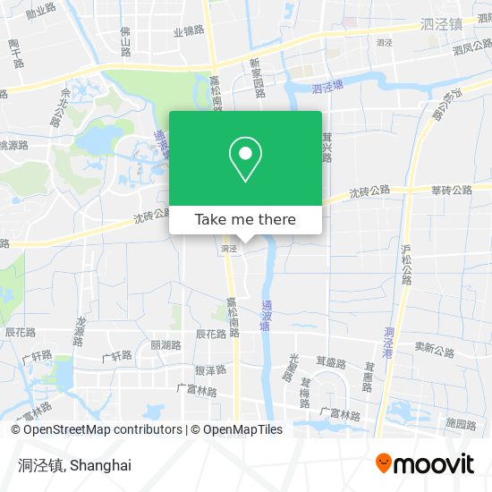 洞泾镇 map