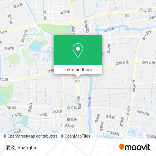 洞泾 map