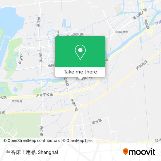 兰香床上用品 map