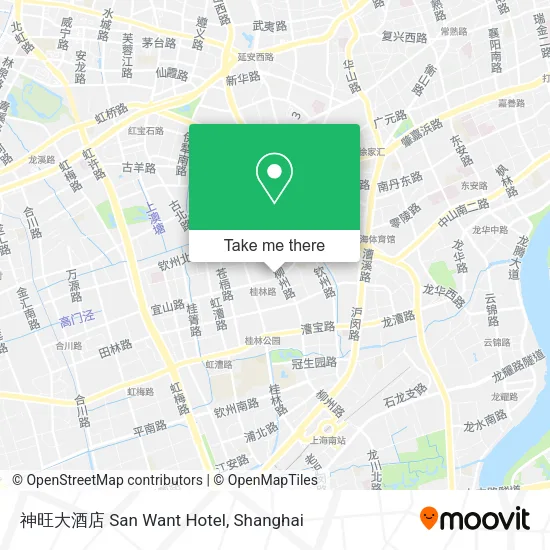 神旺大酒店 San Want Hotel map
