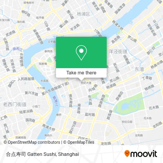 合点寿司 Gatten Sushi map