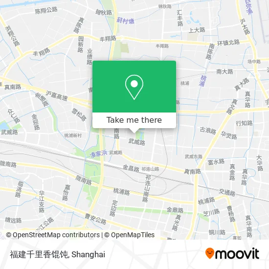 福建千里香馄饨 map