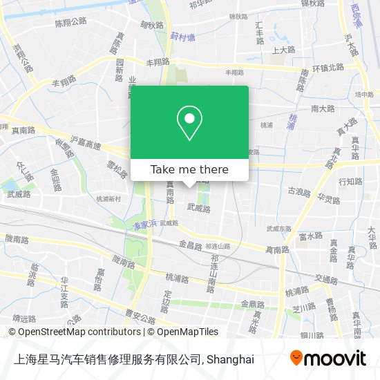 上海星马汽车销售修理服务有限公司 map