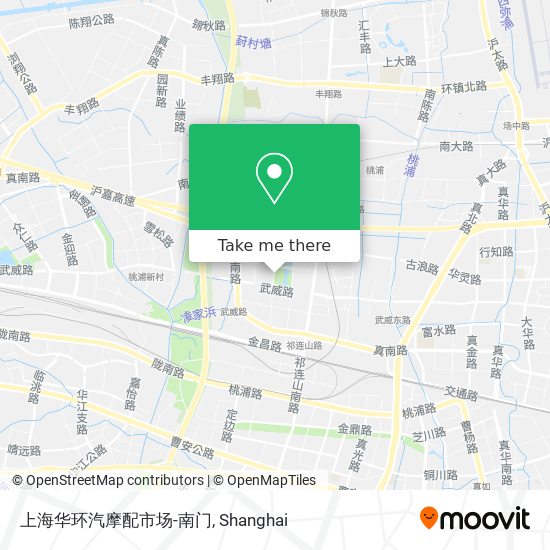 上海华环汽摩配市场-南门 map