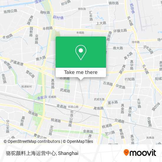 骆驼颜料上海运营中心 map