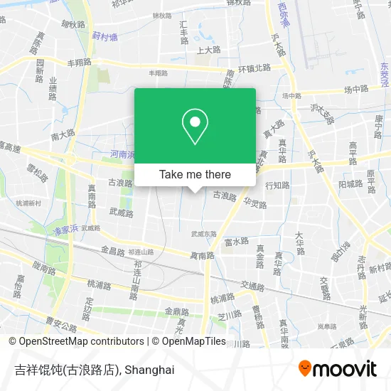 吉祥馄饨(古浪路店) map