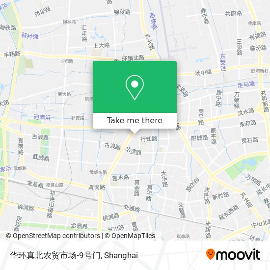 华环真北农贸市场-9号门 map