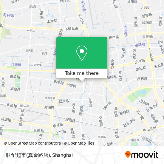 联华超市(真金路店) map