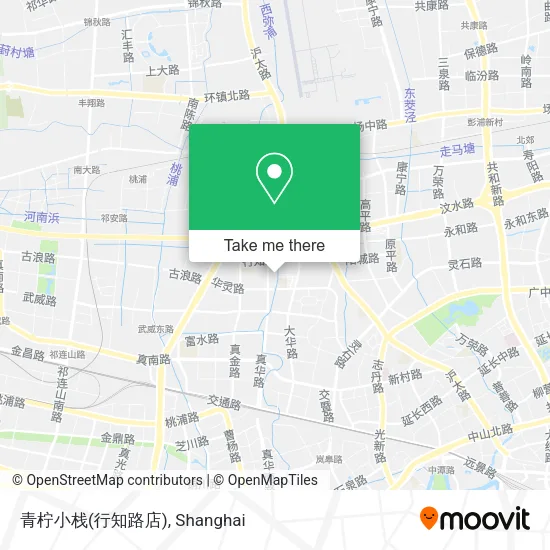 青柠小栈(行知路店) map