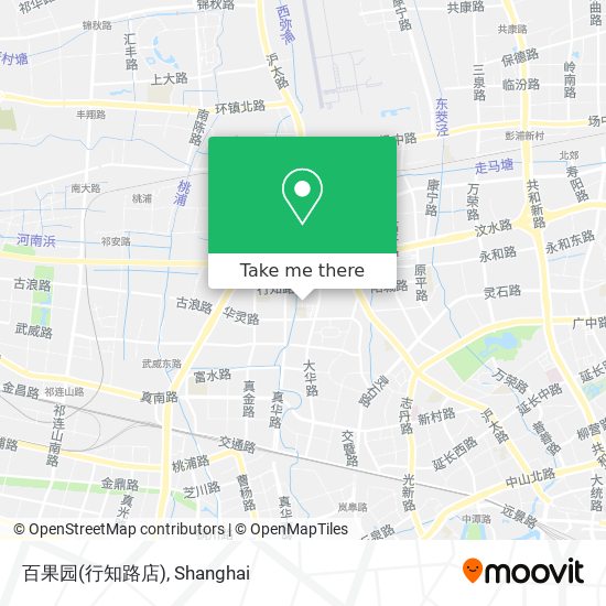 百果园(行知路店) map