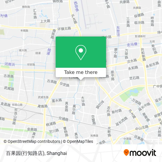 百果园(行知路店) map