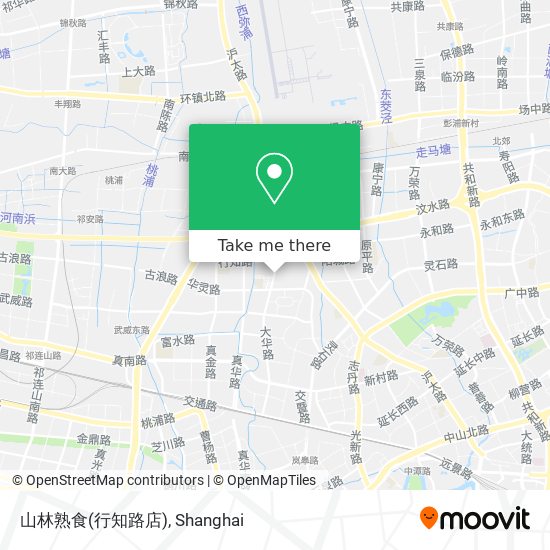 山林熟食(行知路店) map