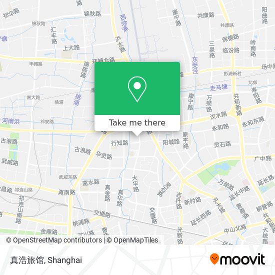 真浩旅馆 map