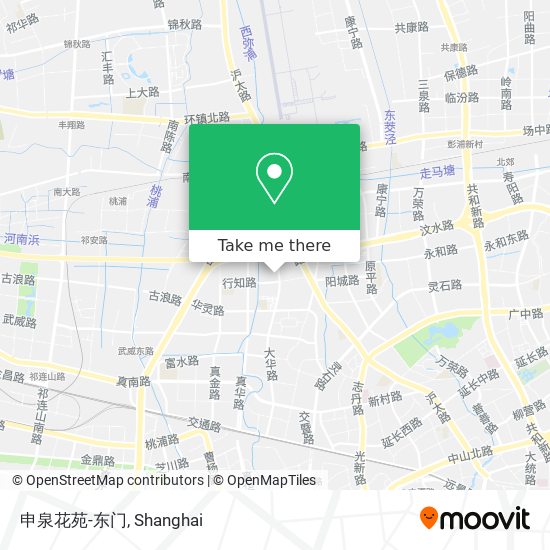 申泉花苑-东门 map