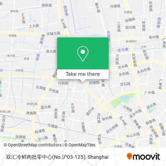 双汇冷鲜肉批零中心(No.沪03-125) map