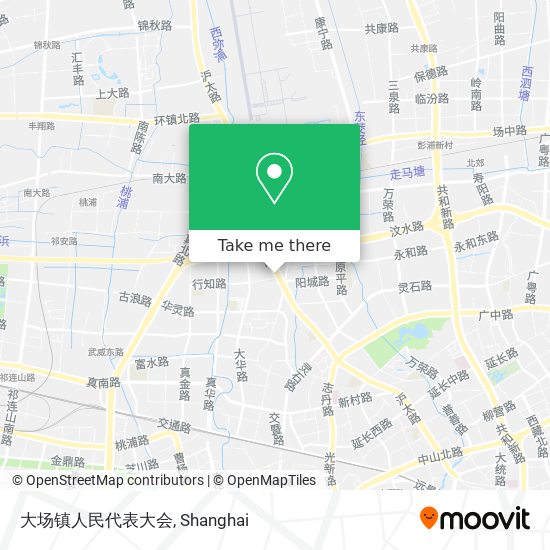 大场镇人民代表大会 map