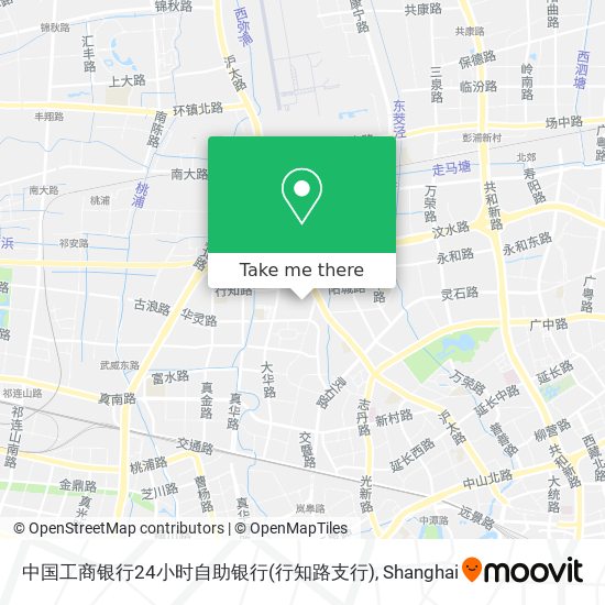 中国工商银行24小时自助银行(行知路支行) map