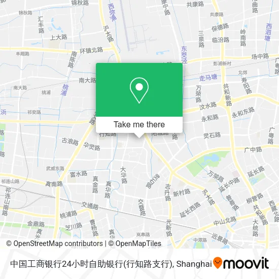 中国工商银行24小时自助银行(行知路支行) map